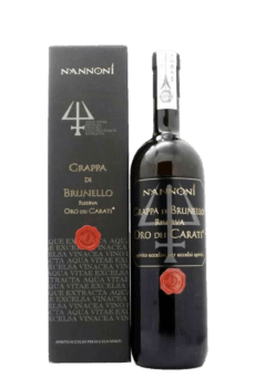 Grappa di Brunello Riserva Oro dei Carati Nannoni